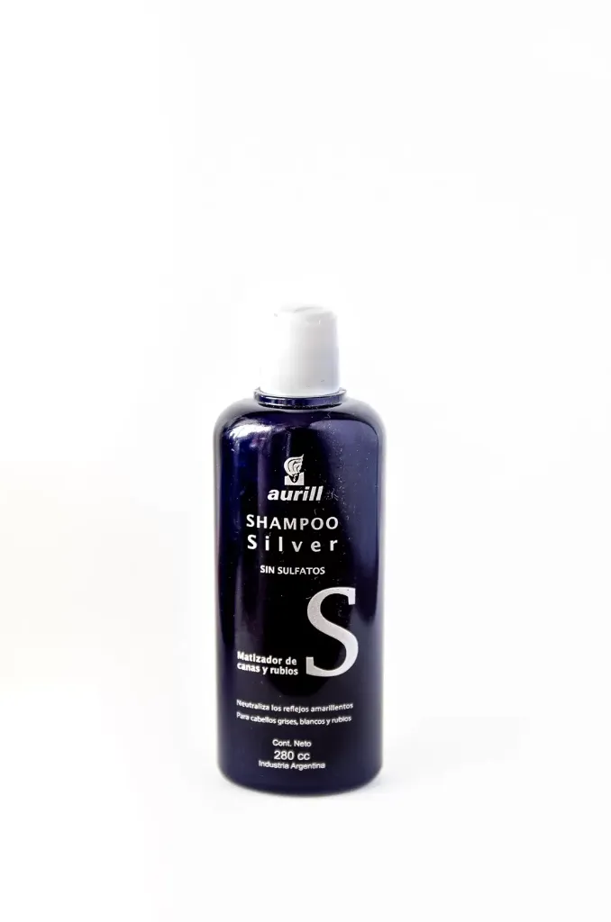 SHAMPOO SILVER SIN SULFATOS  (280 CC - BOTELLA)