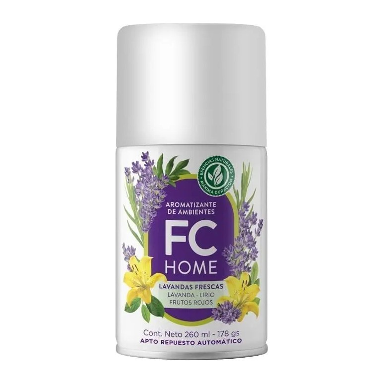 [44550] FC HOME LAVANDAS FRESCAS AROMATIZANTE DE AMBIENTES (260 ML - AEROSOL) CANNON