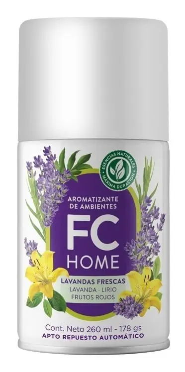 FC HOME LAVANDAS FRESCAS AROMATIZANTE DE AMBIENTES (260 ML - AEROSOL)