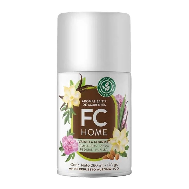 [44549] FC HOME VAINILLA GOURMET AROMATIZANTE DE AMBIENTES (260 ML - AEROSOL) CANNON