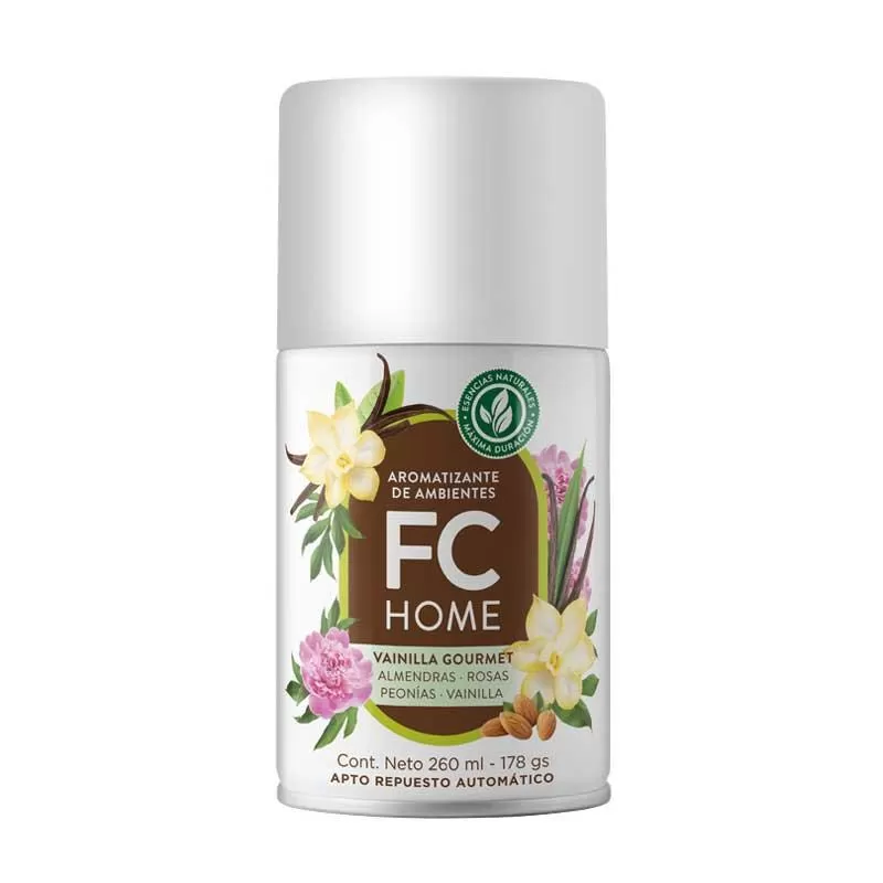 FC HOME VAINILLA GOURMET AROMATIZANTE DE AMBIENTES (260 ML - AEROSOL)