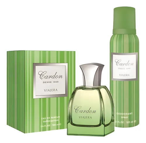 CARDON VIAJERA (EDT+AER) (100 ML + 123 ML - ESTUCHE)