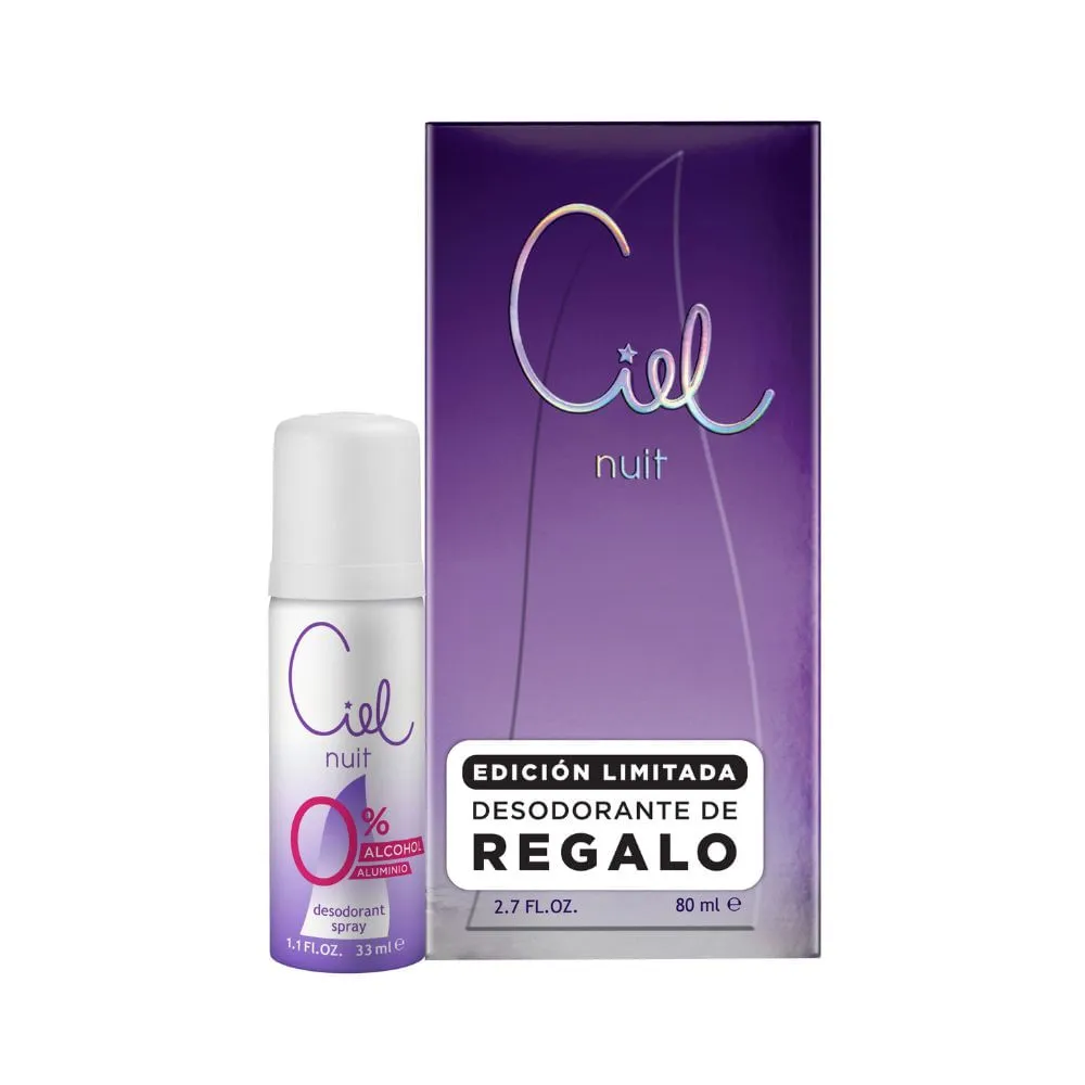 EDP CIEL NUIT PROMO + DEO 33 ML (80 ML + 33 ML - PACK)