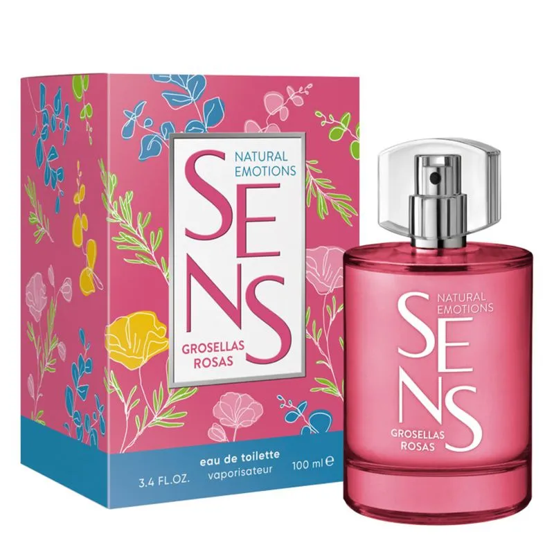 SENS NATURAL GROSELLAS ROSAS EDT (100 ML - CAJA)