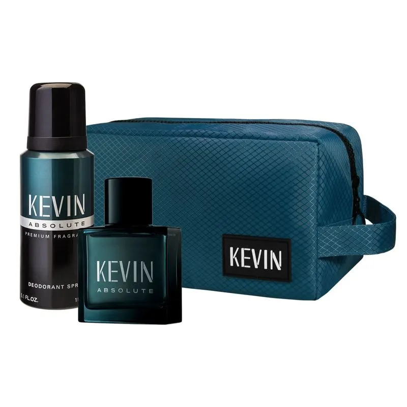 BOLSITO NESSESAIRE KEVIN ABSOLUTE (EAU 60 ML + DESODORANTE 150 ML) (2UNIDADES - BOLSITO)