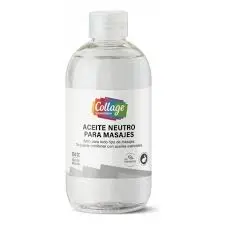 ACEITE NEUTRO P/MASAJES SE PUEDE COMBINAR CON ACEITES ESENCIALES (250 ML - BOTELLA)