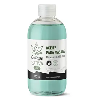 ACEITE PARA MASAJES CB2 RELAJANTE, HIDRATANTE  (250 ML - BOTELLA)