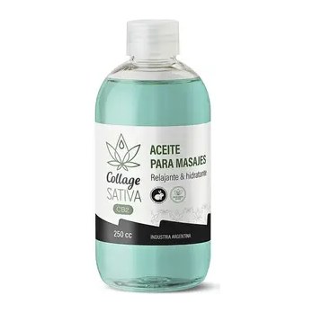 [44518] ACEITE PARA MASAJES CB2 RELAJANTE, HIDRATANTE (250 ML - BOTELLA) CERAS COLLAGE