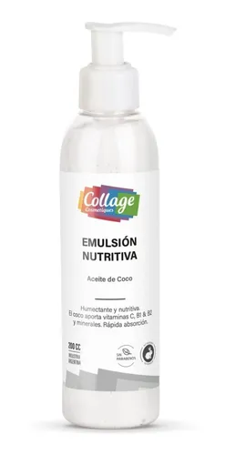 EMULSION NUTRITIVA C/ACEITE DE COCO (200 ML - FRASCO)