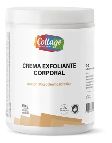 CREMA EXFOLIANTE CORPORAL ACCION MICRODERMOABRASIVA (1000 GRS - POTE)