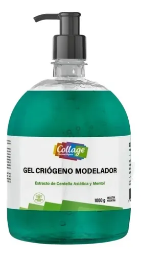 GEL CRIOGENO MODELADOR EXTRACTO DE CENTELLA ASIATICA Y MENTOL (1000 GRS - POTE)