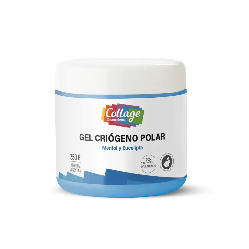 GEL CRIOGENO POLAR MENTOL Y EUCALIPTO (250 GRS - POTE)