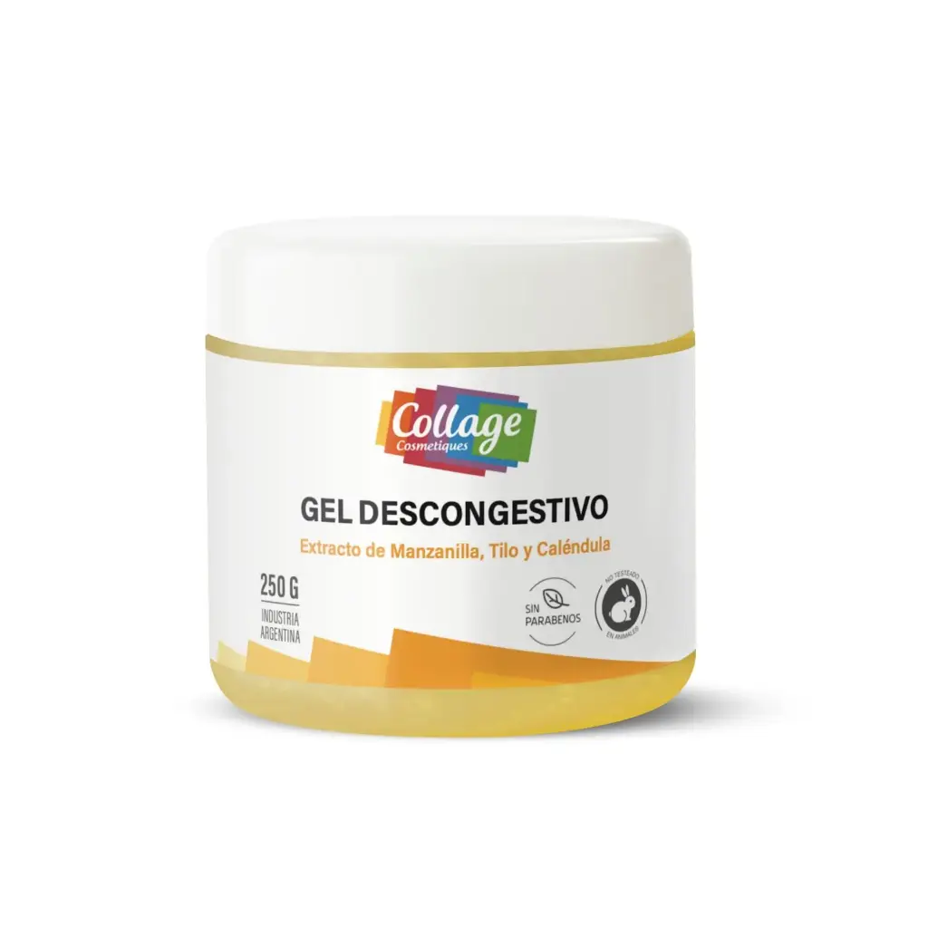 GEL DESCONGESTIVO EXTRACTO DE MANZANILLA, TILO Y CALENDULA (250 GRS. - POTE)