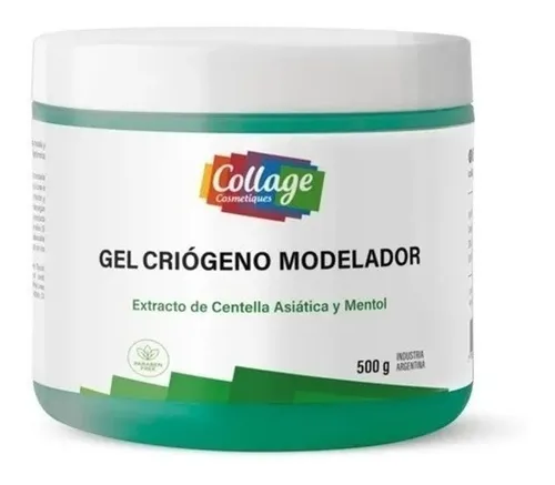 GEL CRIOGENO MODELADOR CON CENTELLA ASIATICA Y MENTOL (500 GRS. - POTE)