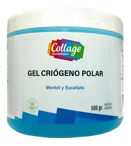 GEL CRIOGENO POLAR MENTOL Y EUCALIPTO (500 GRS. - POTE)