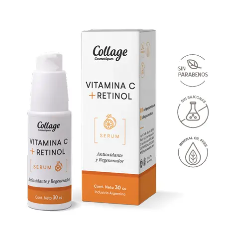 SERUM VITAMINA C Y RETINOL (30 CC - ESTUCHE)
