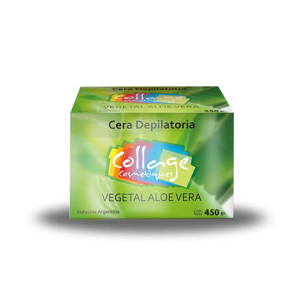 CERA MICROONDAS VEGETAL ALOE VERA  (VERDE - 200 GRS - CAJA)