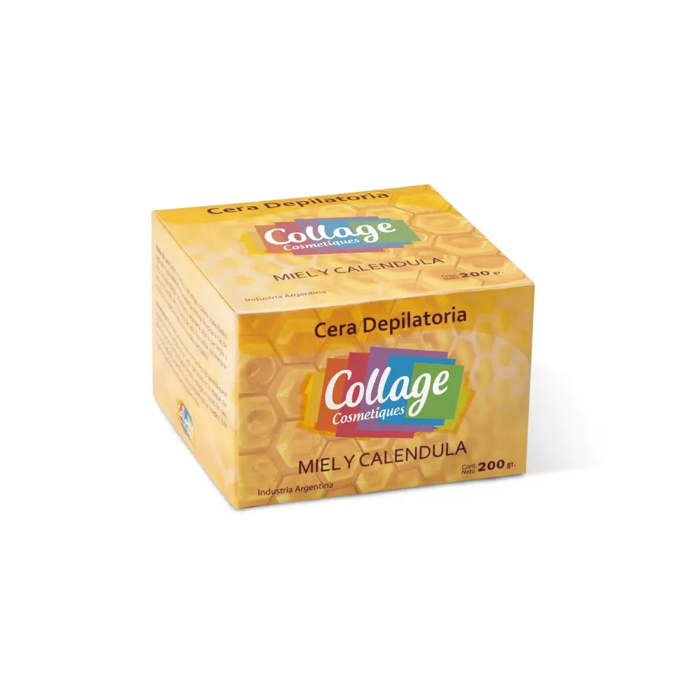 CERA MICROONDAS MIEL Y CALENDULA  (AMARILLO - 200 GRS - CAJA)