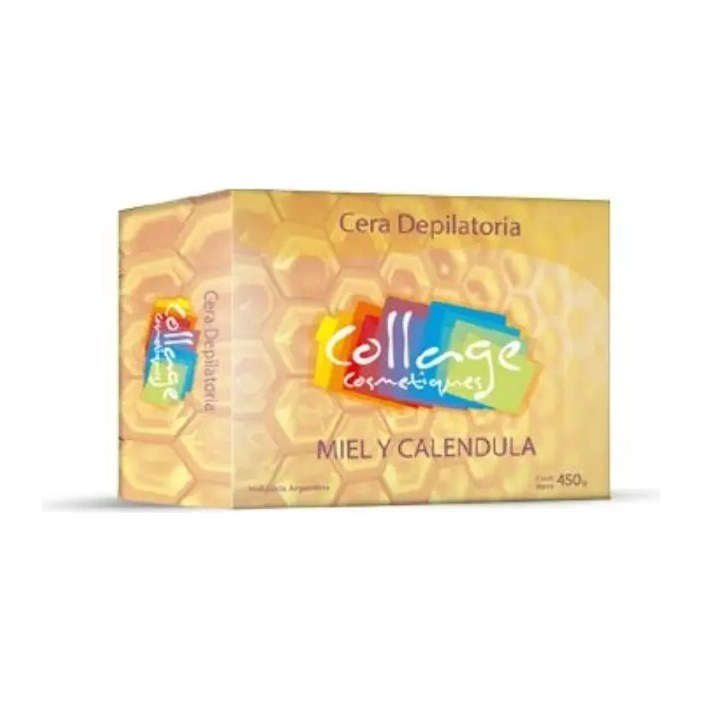 [10902] CERA SISTEMA ESPAÑOL MIEL Y CALENDULA (AMARILLO - 200 GRS. - CAJA) CERAS COLLAGE