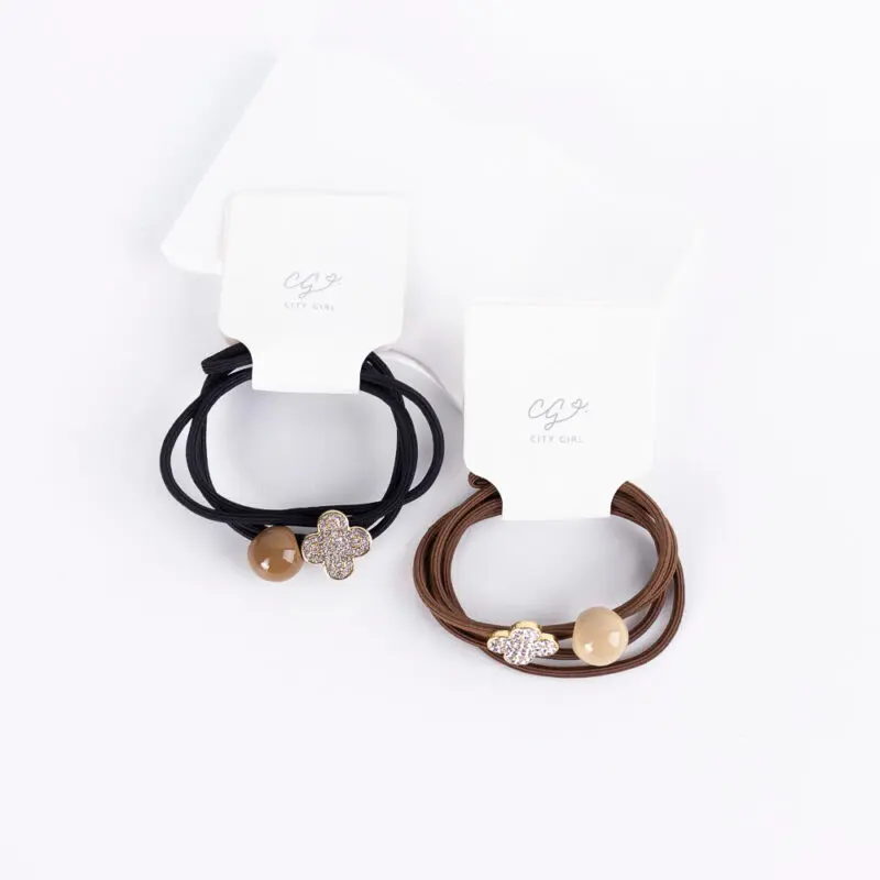 COLITA PARA PELO VENTA P/ PAR (BROWN - 2 UND - BLISTER)