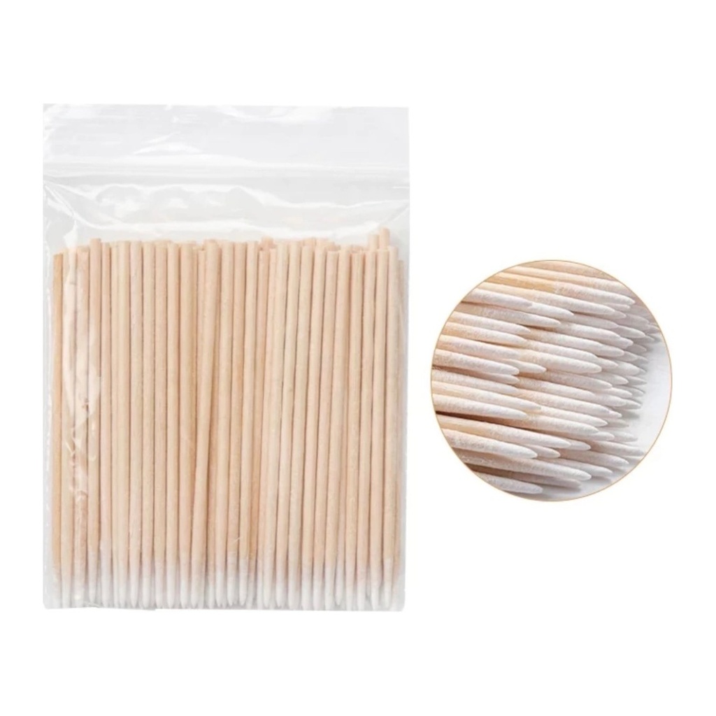 [47744] MICRO HISOPOS DE MADERA (100 PCS - BOLSA) CITY GIRL