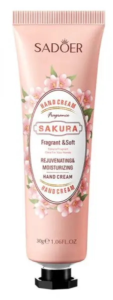 CREMA DE MANOS FLORAL SADOER SAKURA (30 GR - POMO)