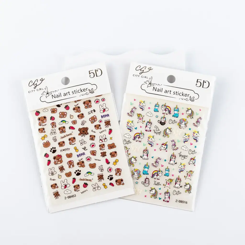 STICKER DE UÑAS 5D (1 UND - BOLSA)