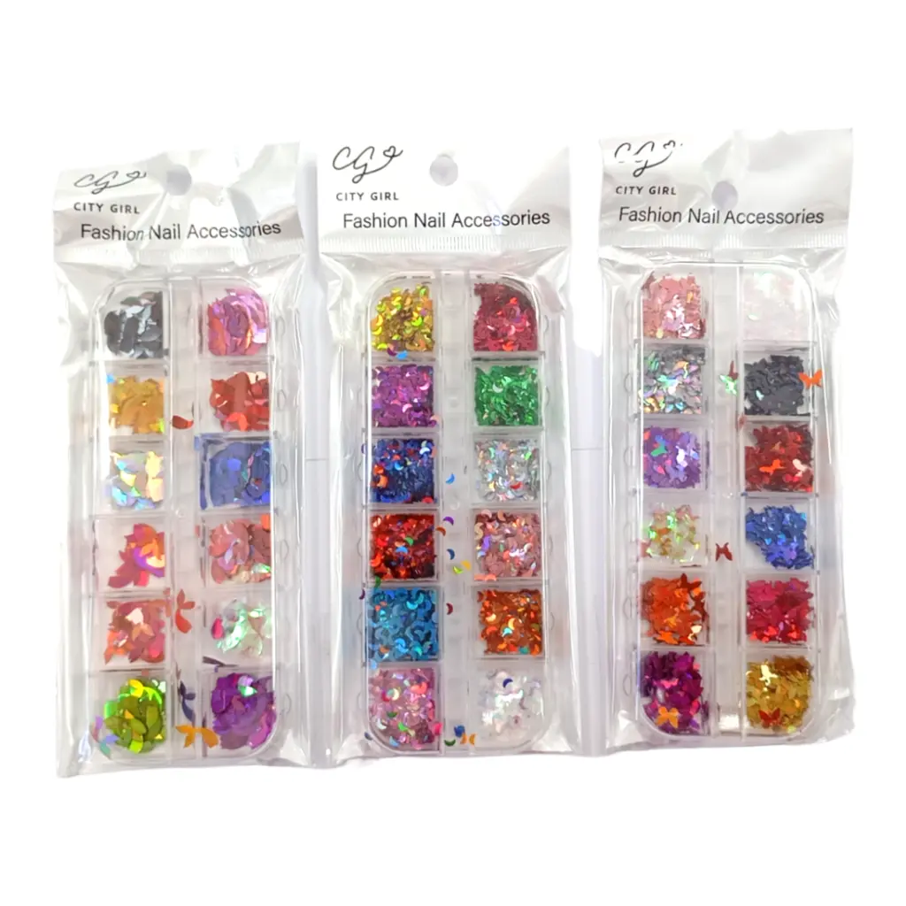 ACCESORIOS DE UÑAS  (1 UND - CAJA)