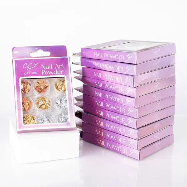 DECORACIÓN PARA UÑAS VARIOS TONOS (1 UND - CAJA)