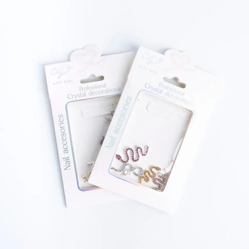 ACCESORIOS PARA UÑAS SERPIENTE  (4 UND - BOLSA)