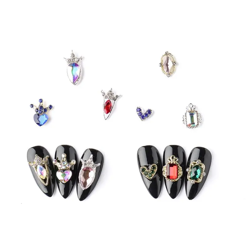 DECORACIÓN DE UÑAS CORONAS (6 UND - CAJA)