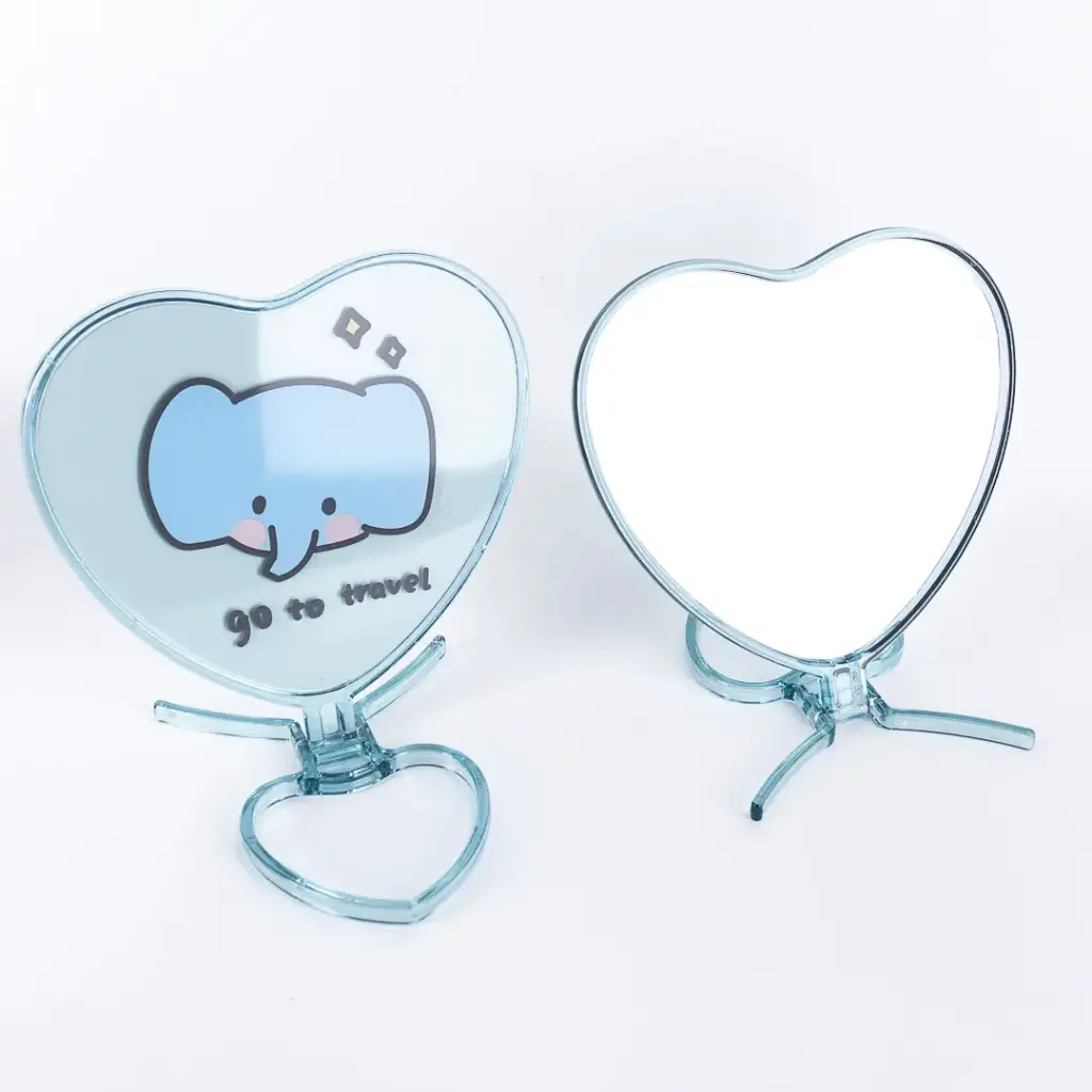 ESPEJO EN F/DE CORAZON CON PARAL (1 UND - BOLSA)