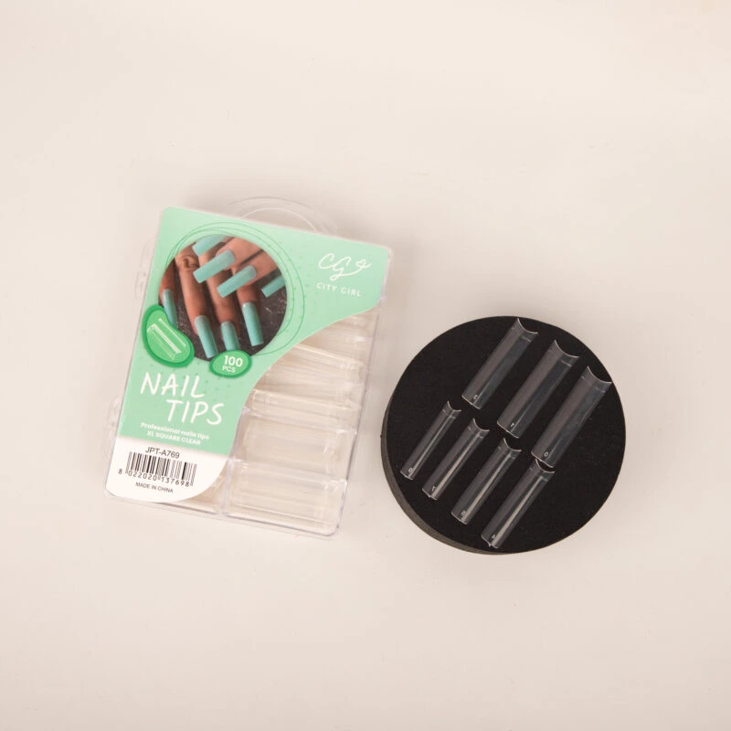 TIPS DE UÑAS  (100 PCS - CAJA)