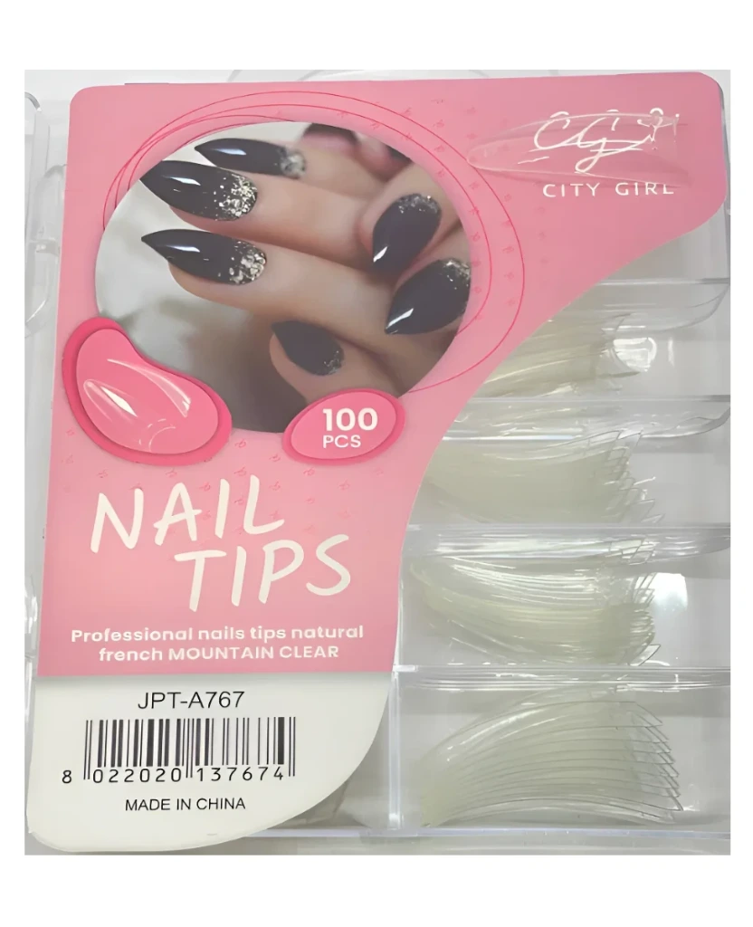 TIPS PARA UÑAS (100 PCS - CAJA)