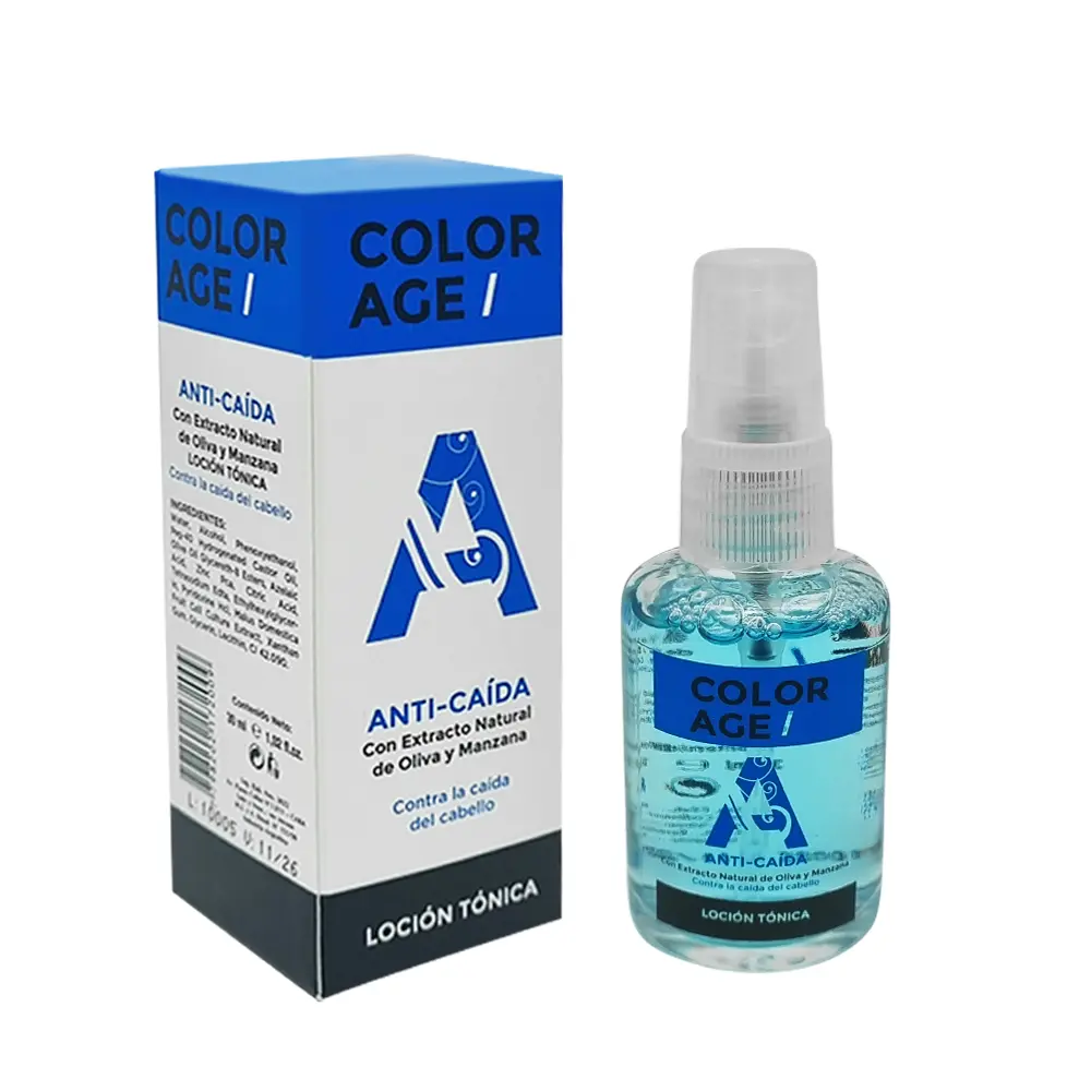 ANTI-CAIDA LOCION TONICA CAPILAR C/ EXTRACTO NATURAL OLIVA Y MANZANA (30 ML - CAJA)