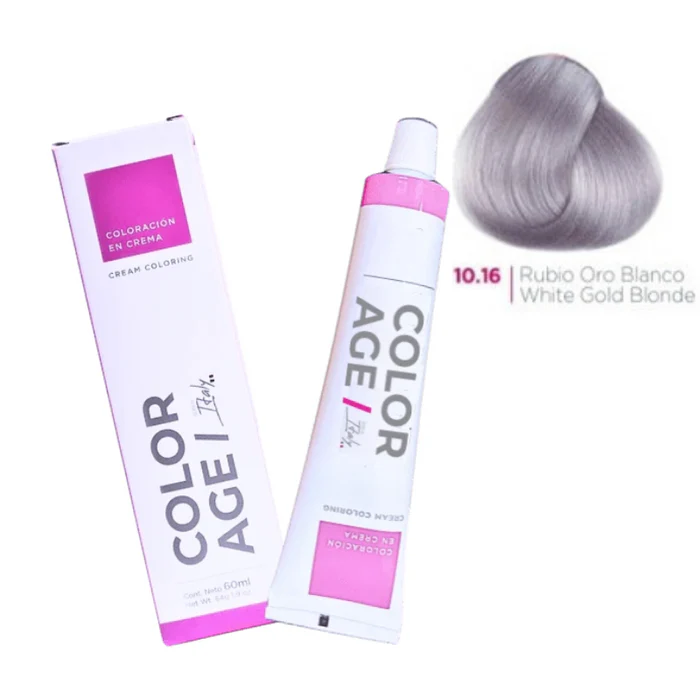 ColorAge COLORACION EN CREMA 10.16 (60 ML - CAJA)