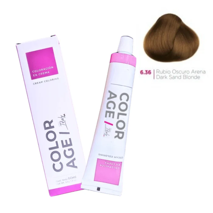 Color Age COLORACION EN CREMA 6.36 (RUBIO O. ARENA - 60 ML - CAJA)