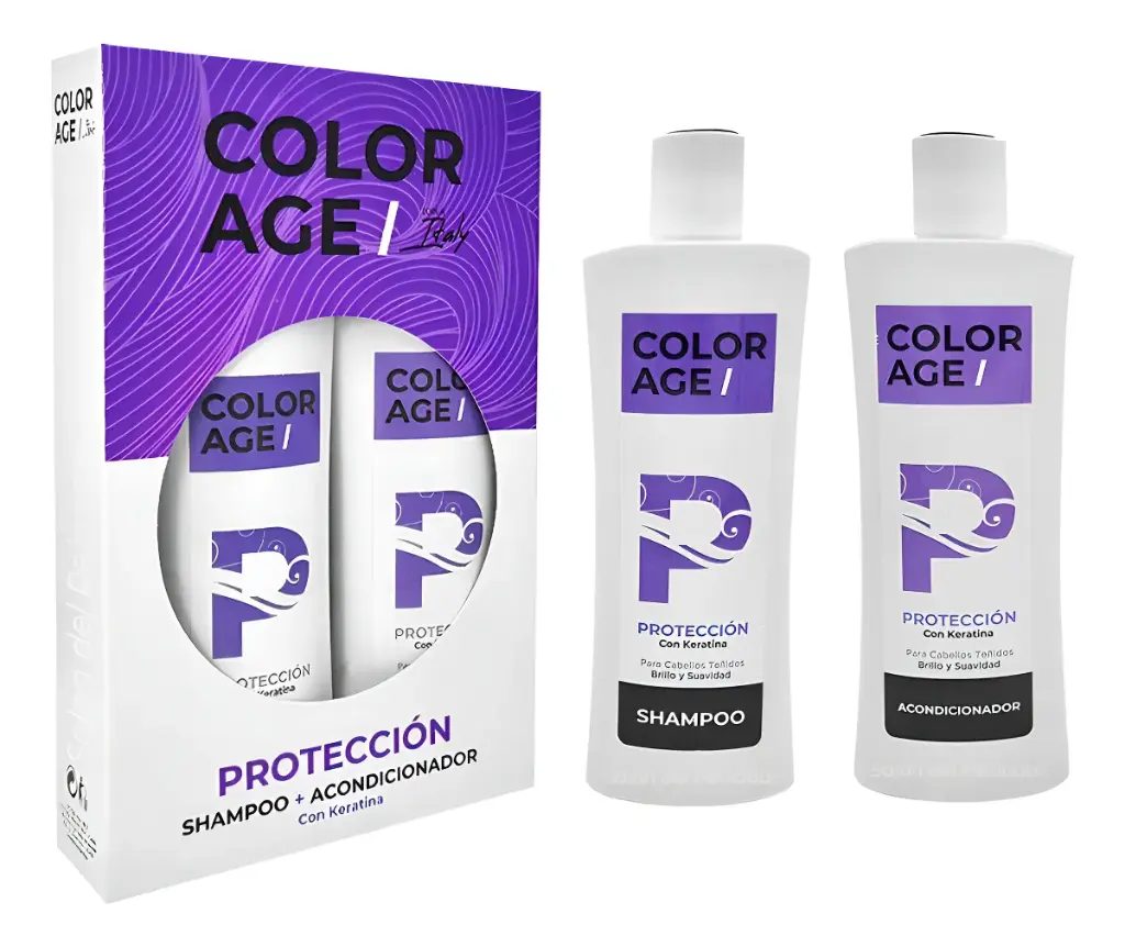 SHAMPOO+ACONDICIONADOR C/ KERATINA (250 ML - CAJA)