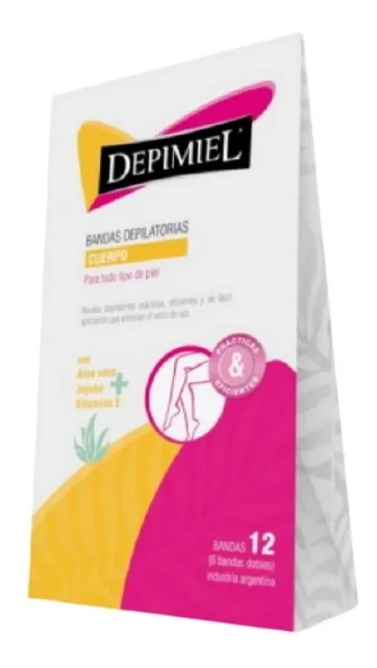 CERA EN BANDA PARA EL CUERPO  CLÁSICA (12 UNID.)
