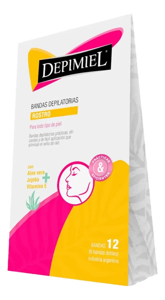 CERA EN BANDA PARA EL ROSTRO CLÁSICA (12 UNID.)