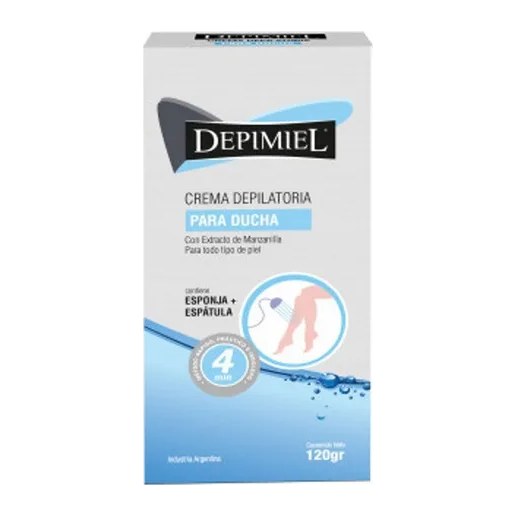 CREMA DEPILATORIA CON MANZANILLA PARA DUCHA (120 GRS.) DEPIMIEL
