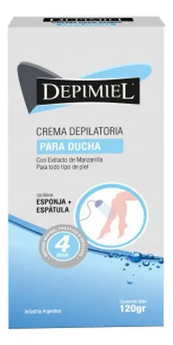 CREMA DEPILATORIA CON MANZANILLA PARA DUCHA (120 GRS.)
