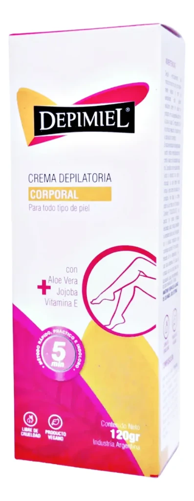 CREMA DEPILATORIA PARA EL CUERPO (120 GRS.)