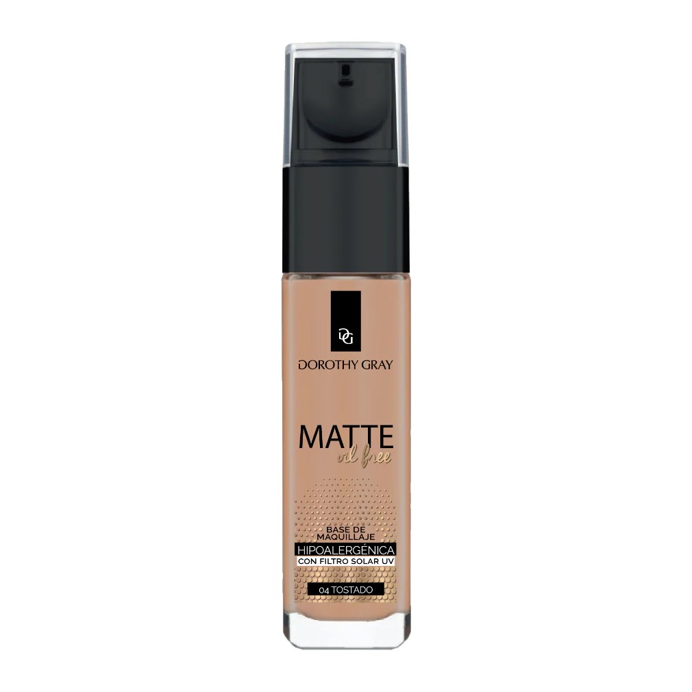 [44055] BASE MAQUILLAJE MATTE 04 (TOSTADO - 30 GR - FRASCO) DOROTHY GRAY