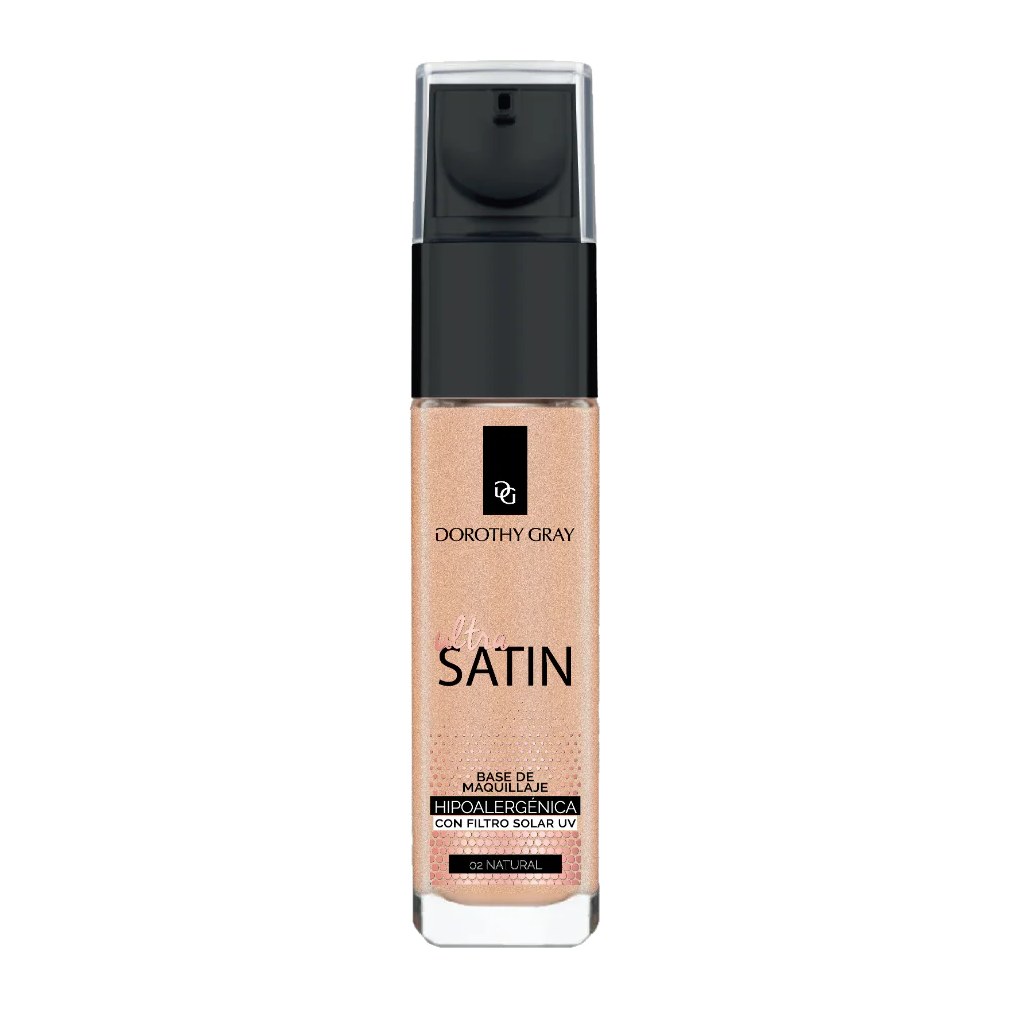 [44600] BASE MAQUILLAJE SATINADA 02 (NATURAL - 30 GR - FRASCO) DOROTHY GRAY