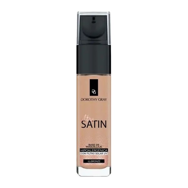 [44639] BASE MAQUILLAJE SATINADA 03 (BRONZE - 30 ML - FRASCO) DOROTHY GRAY