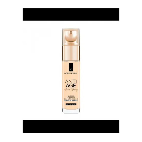 [8822] BASE DE MAQUILLAJE EFECTO LIFTING Nº 1 CON FILTRO SOLAR (LIGHT BEIGE - 35 ML - CAJA) DOROTHY GRAY