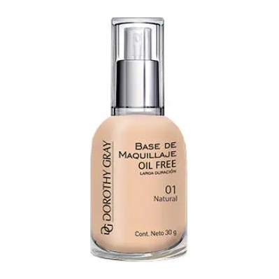 [37245] BASE DE MAQUILLAJE OIL FREE 01 NATURAL (30 GRS - FRASCO VIDRIO) DOROTHY GRAY