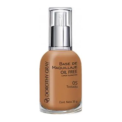 [37246] BASE DE MAQUILLAJE OIL FREE 05 TOSTADO (30 GRS - FRASCO VIDRIO) DOROTHY GRAY