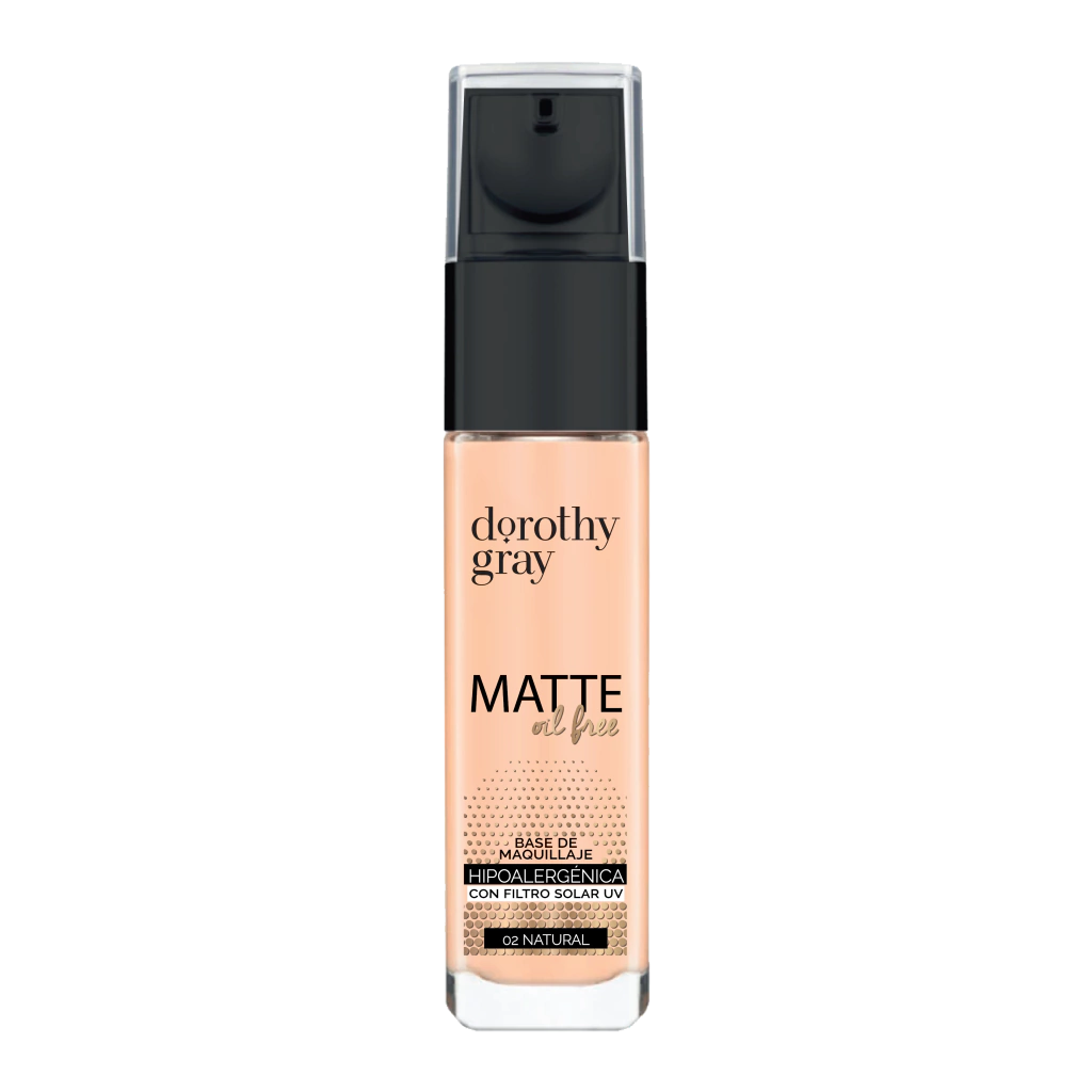 BASE DE MAQUILLAJE OIL FREE 02 NATURAL (MAQUILLAJE LIBRE DE ACEITE) (35 GRS - POMO) DOROTHY GRAY